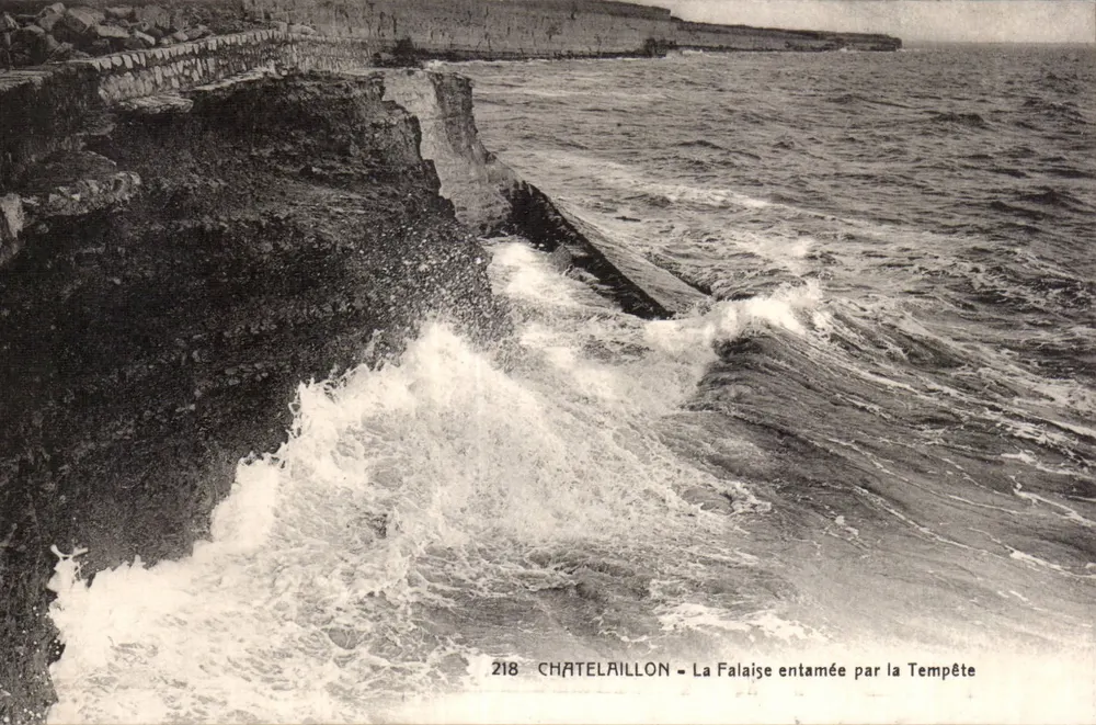 Châtelaillyon — Die Klippe unter dem Sturm angegriffen — n°218 - Vorderseite