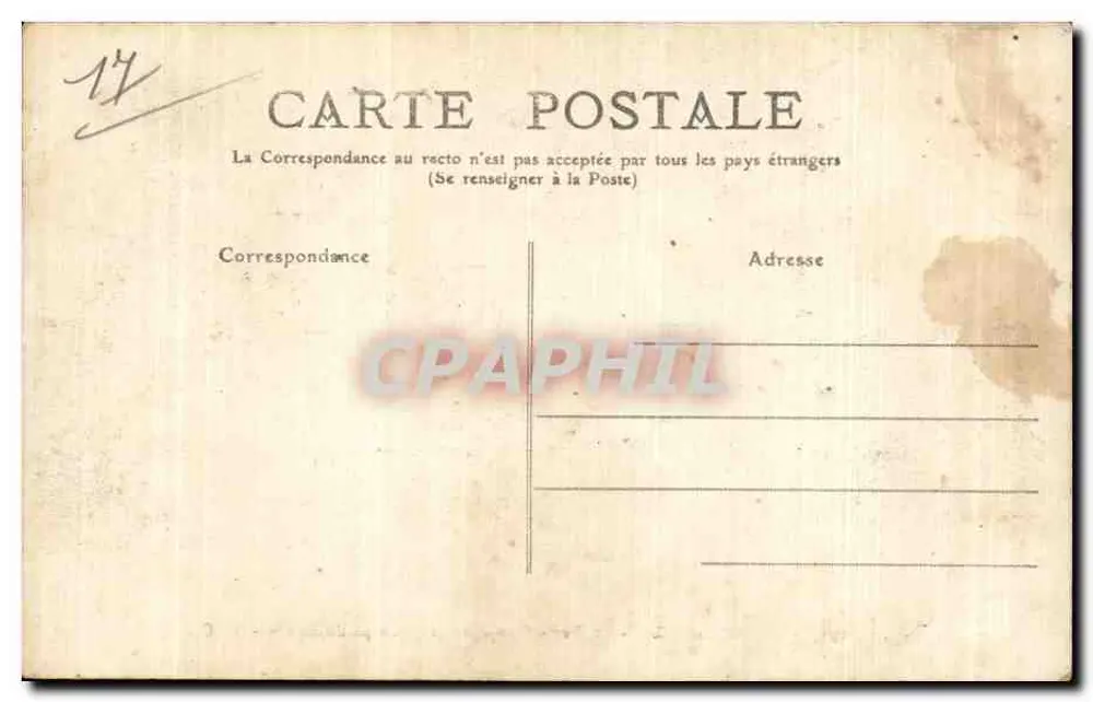 La Rochelle — La Porte-Dauphine und der Corps de Garde — L. C. n° 291 - Rückseite
