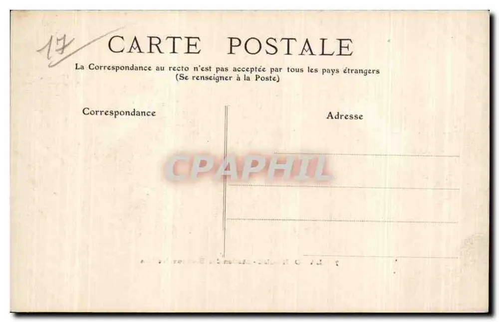La Rochelle - Station der Inselboote — Verlag nicht sichtbar, Seriennummer 7 - Rückseite
