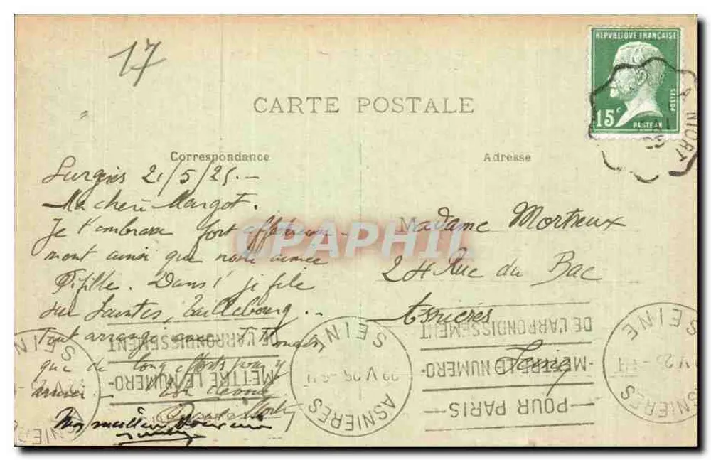 ROCHEFORT-sur-MER — A Praça Colbert (1) — Coll. A. Ripé - Verso