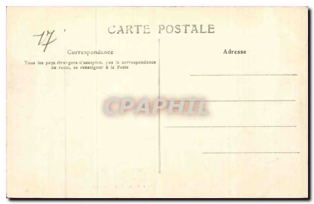 ROCHEFORT-sur-MER — Porta de Martrou — Editora Épelletin & Cie, n°22 - Verso