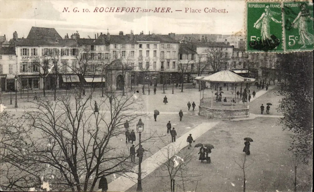 ROCHEFORT-sur-MER — Praça Colbert — N.G. 10 - Frente