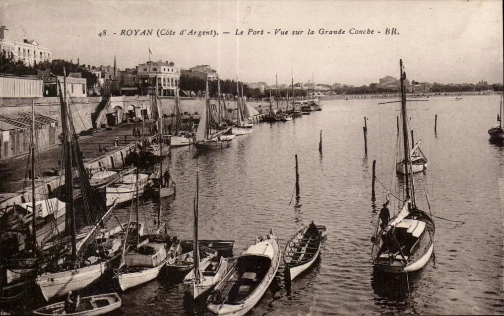 Royan (Côte d'Argent) — Le Port — Ansicht der Grande Conche — BR. - Vorderseite