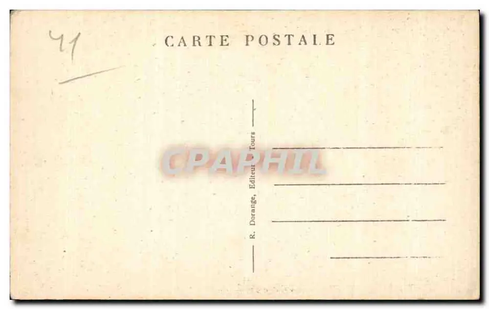 Trôo (Loir-et-Cher) — Entrata della grotta petrificante — inverno 1938 — R.D. - Verso