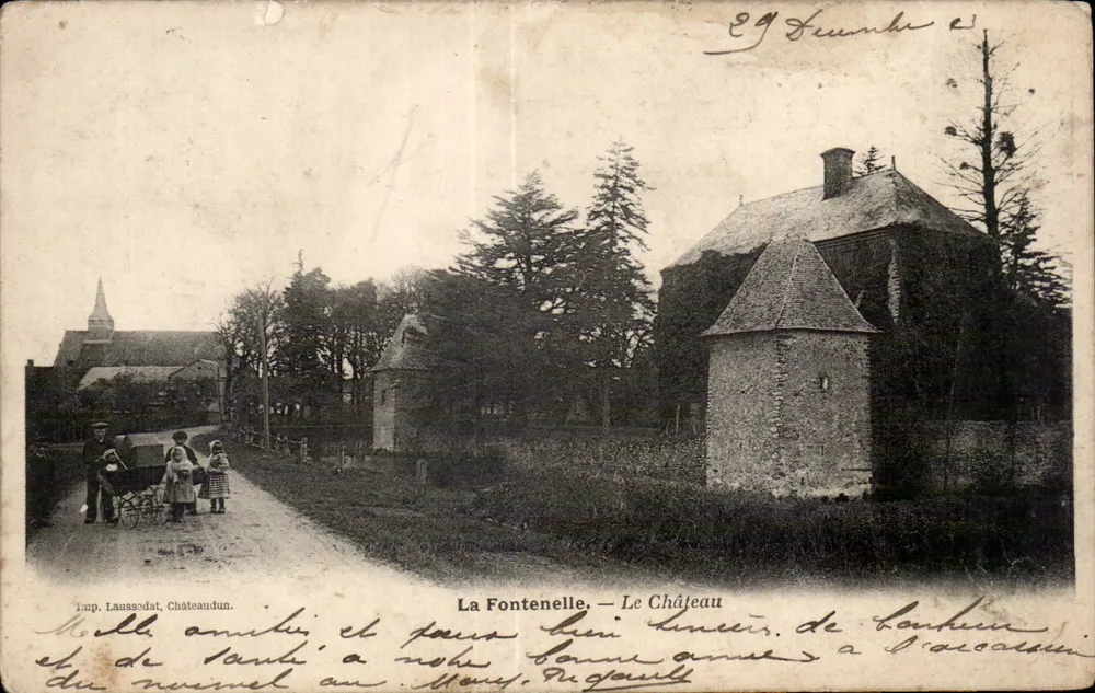 La Fontenelle — Le Château — Imp. Laussadat, Châteaudun - Frente