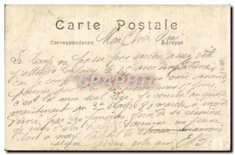 Krieg 1914 — General Faurie — Cl. G. Hubés - Rückseite