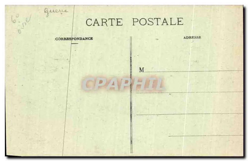 Lorest — Schäden an einer Hofeinfahrt durch deutsche Granatschuss — J.H. Paris, n°137 - Rückseite