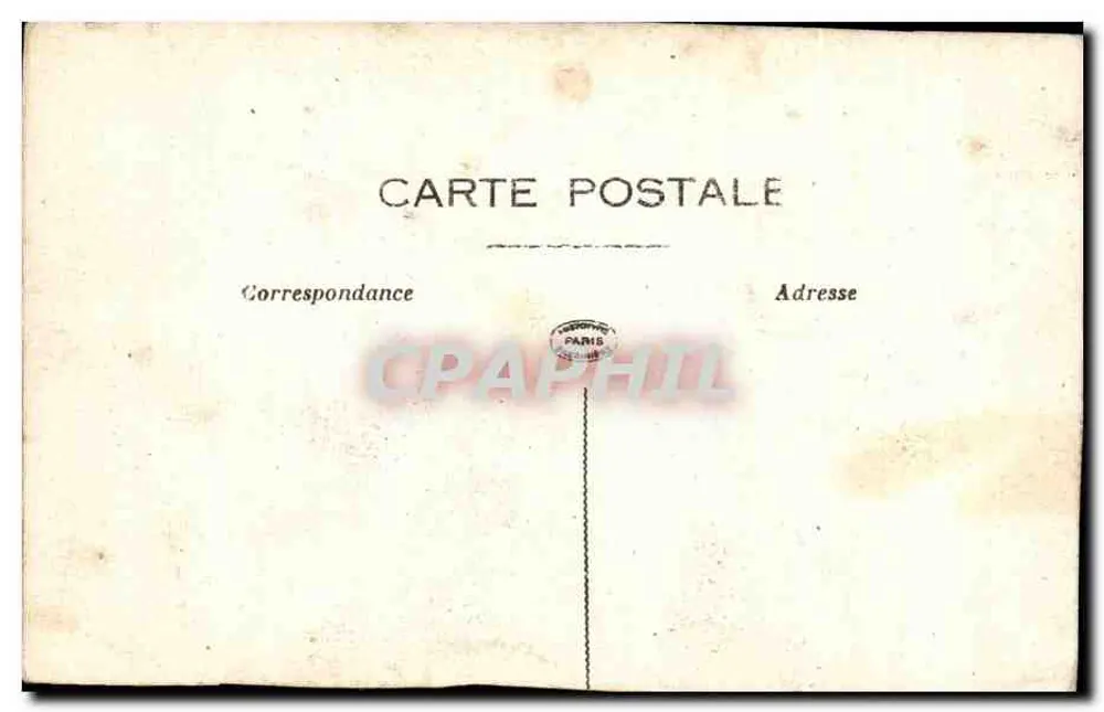 Castelo da Motte — vista detalhada — editor não identificado - Verso