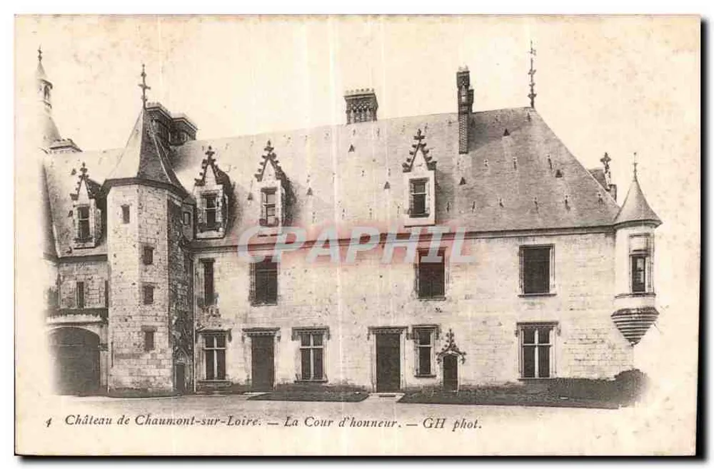 Schloss Chaumont-sur-Loire — Die Ehrenhof — GH Fotografie - Vorderseite