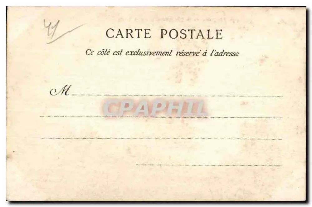 Castelo de La Gaudinière (Loir-et-Cher) — vista geral — editor desconhecido, n° 130 - Verso
