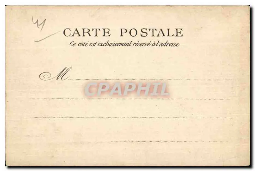 Margens do rio Loire — Castelo de Chaumont — L.H., Paris - Verso