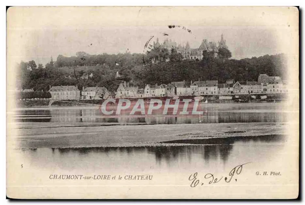 Chaumont-sur-Loire e o Castelo — G. H. Fot. — n°5 - Frente