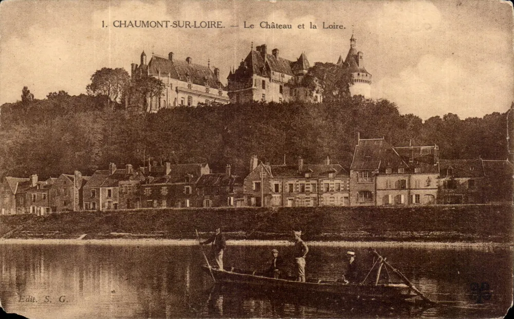 Chaumont-sur-Loire — Schloss und Loire — Edit. S.G. - Vorderseite