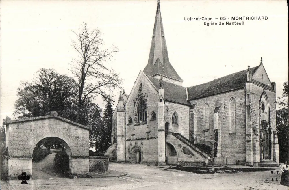 Kirche von Nanteuil — Loir-et-Cher — 65 — MONTRICHARD - Vorderseite