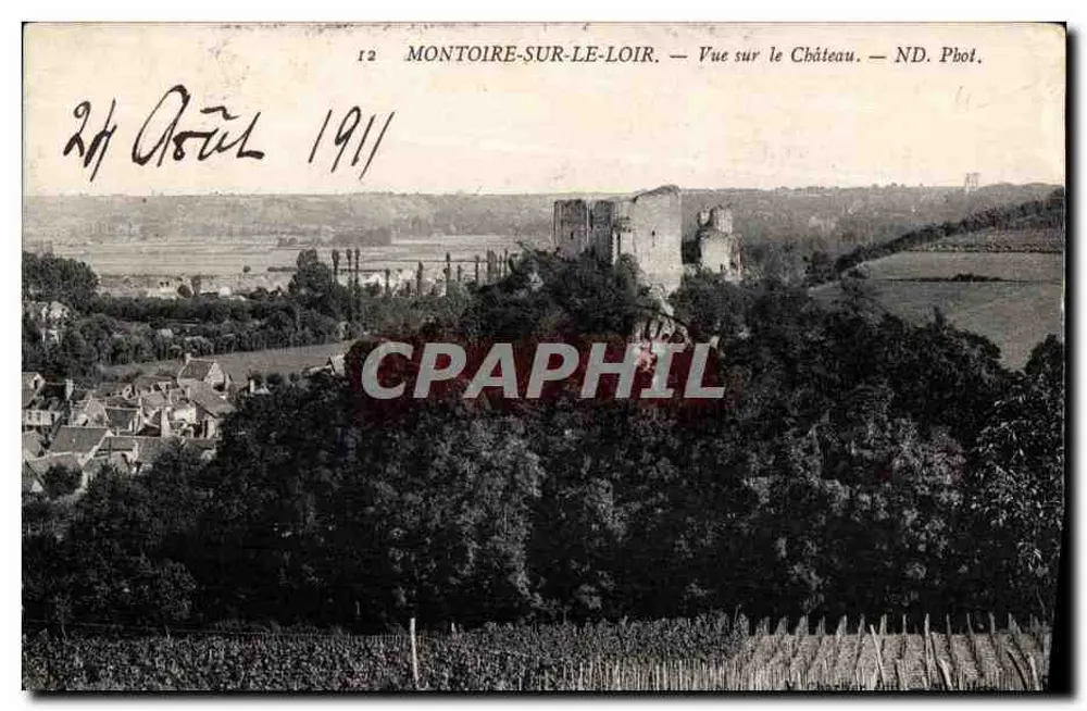 Montoire-sur-le-Loir — Ansicht des Schlosses — ND. Phot. - Vorderseite