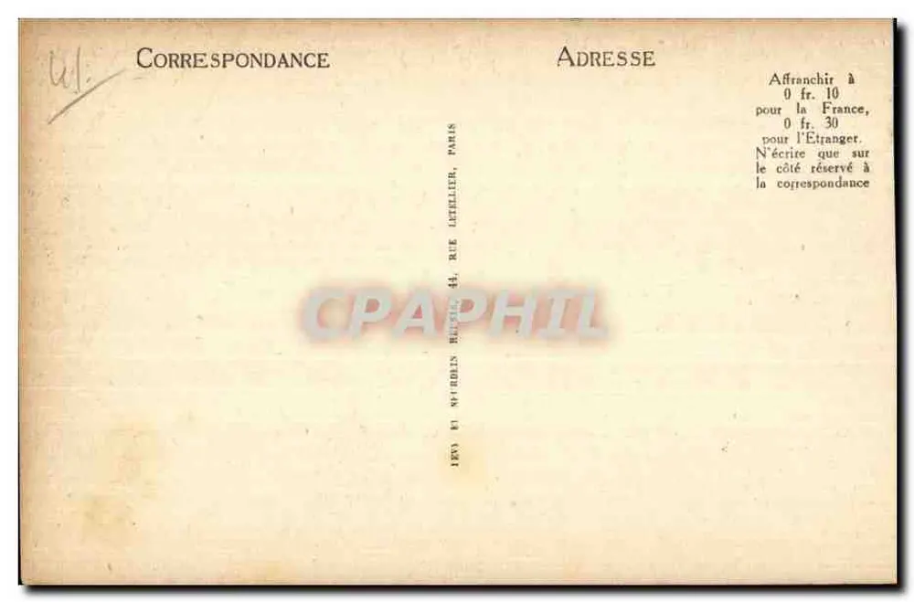 Blois — Plac św. Ludwika — wydawca LL, nr 138 - Rewers