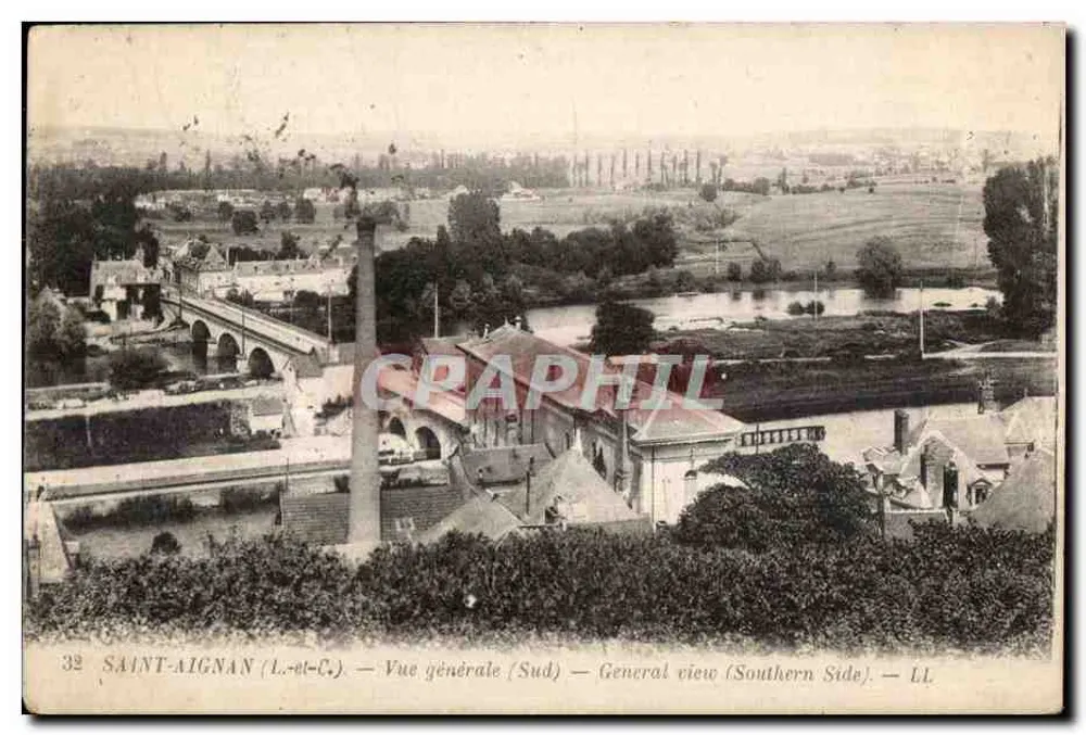 Saint-Aignan (Loiret) — Vista Geral (Sul) — LL - Frente