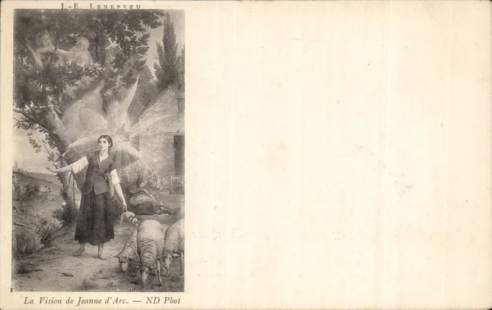 Die Vision von Jeanne d'Arc — I.-E. Lenepey — ND Pbot - Vorderseite