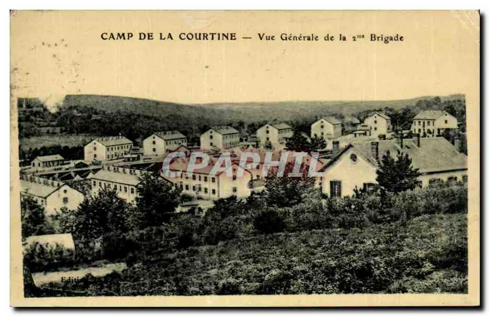 Camp de La Courtine — Allgemeiner Blick auf die 2. Brigade — Éditions de La Courtine - Vorderseite
