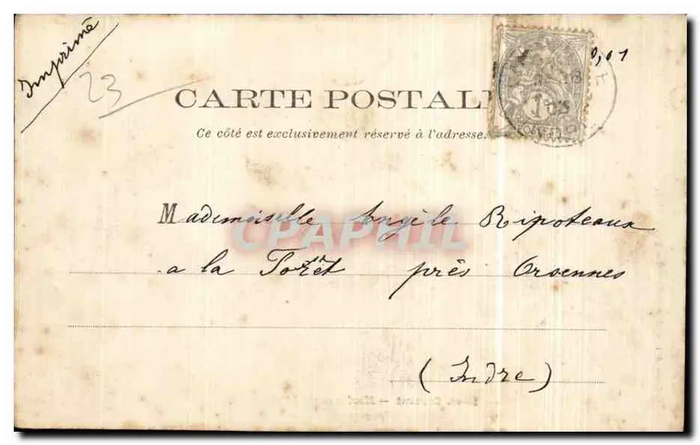Moulin de la Folie — Crozant — Coleção da vales da Creuse, fot. Ouesnul - Verso