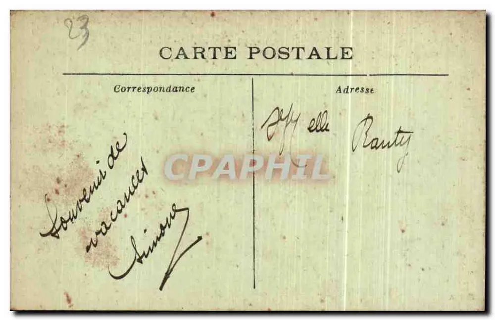 La Creuse Pittoresca — Crozant — Vista Geral - Verso