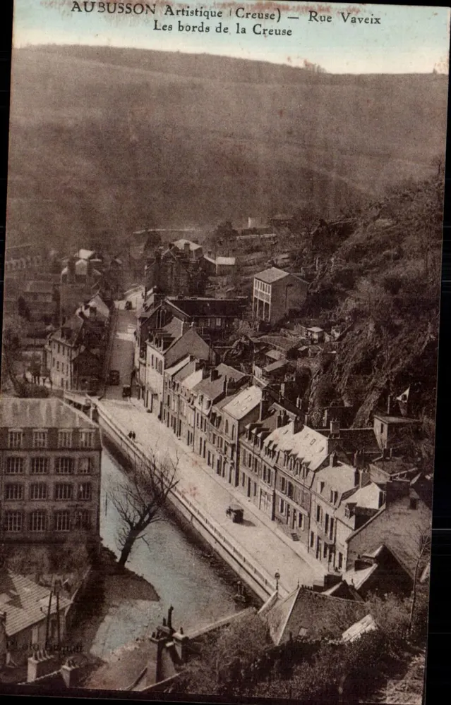 Aubusson (Creuse) — I bordi della Creuse — Rue Vaveix - Recto