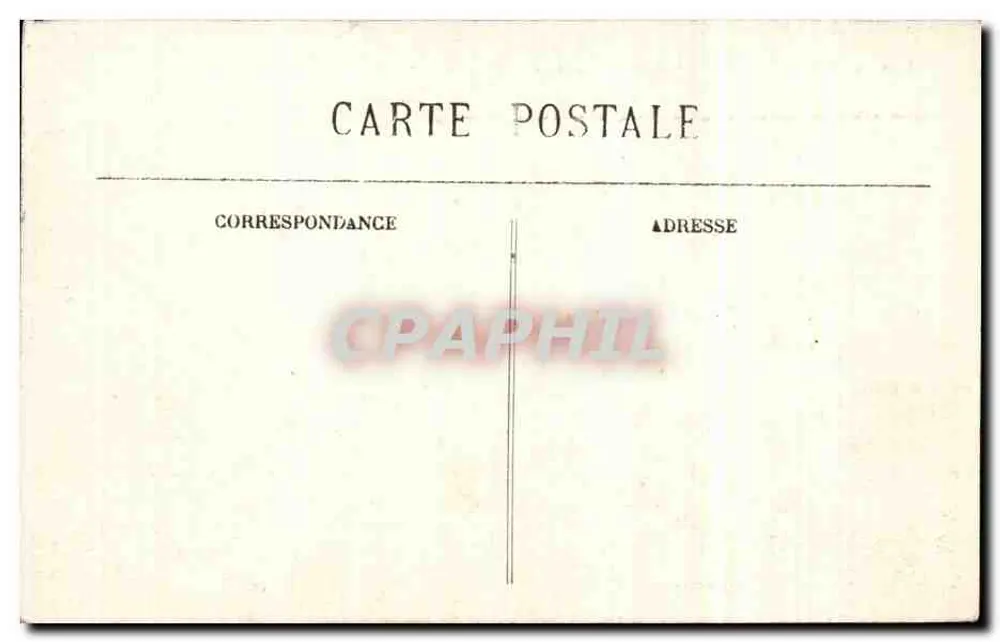 La Ferté-sous-Jouarre — Das Schloss Condeau nach dem Bombardement von Varennes — 17. Serie, Nr. 142 — Historische Ausgabe der alten Photographie Provost, 18, rue Lafayette, Toulouse - Rückseite
