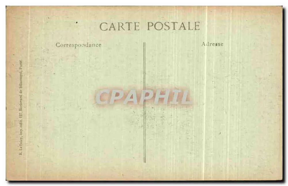 Ruinen von LASSIGNY — Im Département Oise — Rückzug der Deutschen — Krieg 1914-15-16-17 — Visé, Paris N° 1587 - Rückseite