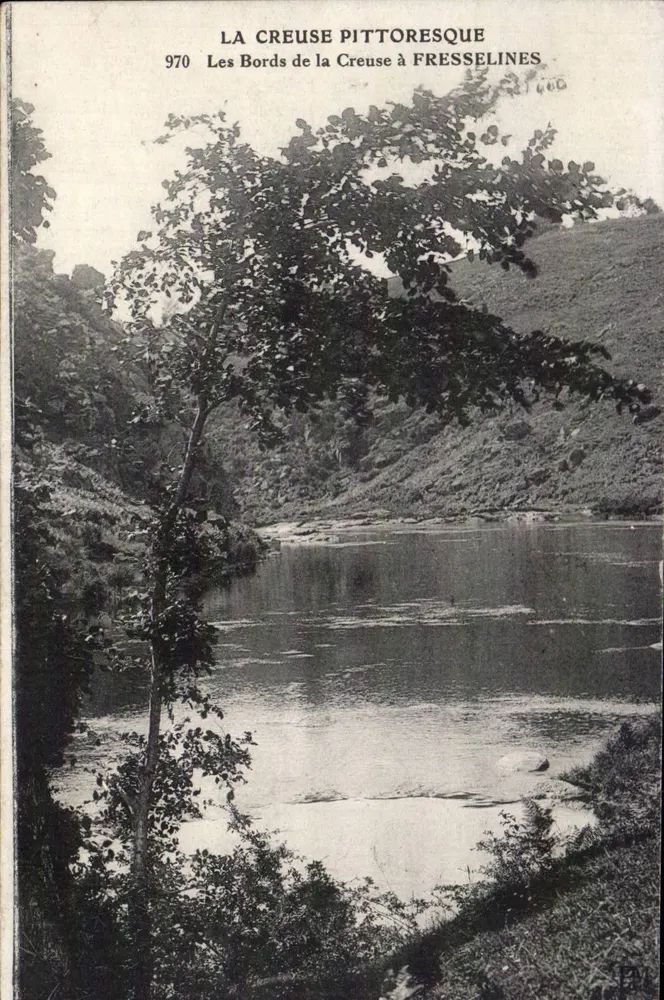 La Creuse pittoresque — As margens da Creuse em Fresselines — n° 970 - Frente