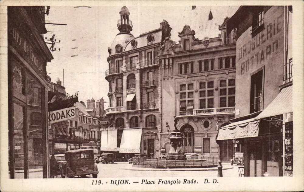 Dijon — Place François Rude — D.D. n°119 - Frente
