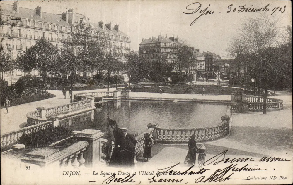 Dijon — Square Darcy und das Hôtel de la Cité — Collections ND Phot - Vorderseite