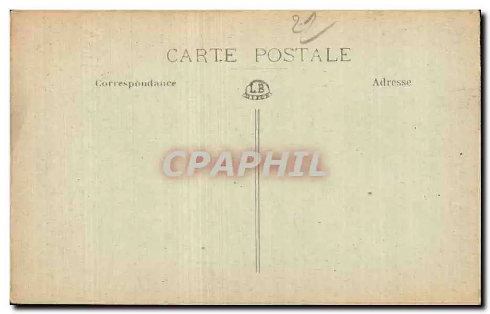 Dijon — Vista Geral, tomada de Saint-Michel — editor LB Dijon, n°8 - Verso