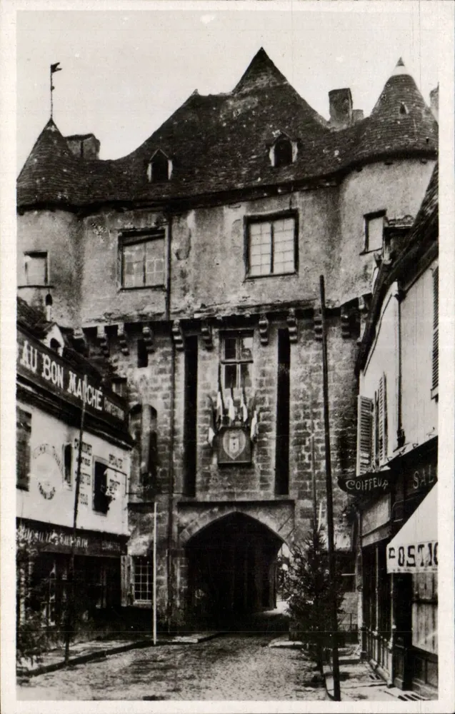 Semur-en-Auxois — A Porta Guillier — Imp. Phot. H. Basyau - Frente