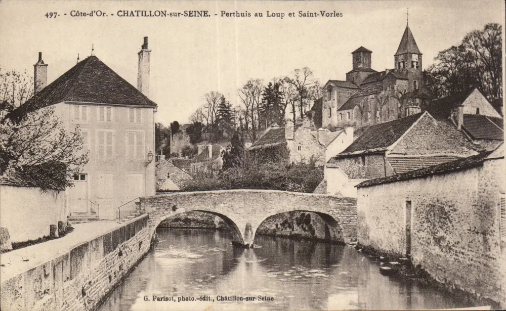 Chatillon-sur-Seine — Perthuis au Loup und Saint-Vorles — G. Parisot, Fotoverlag, Châtillon-sur-Seine - Vorderseite