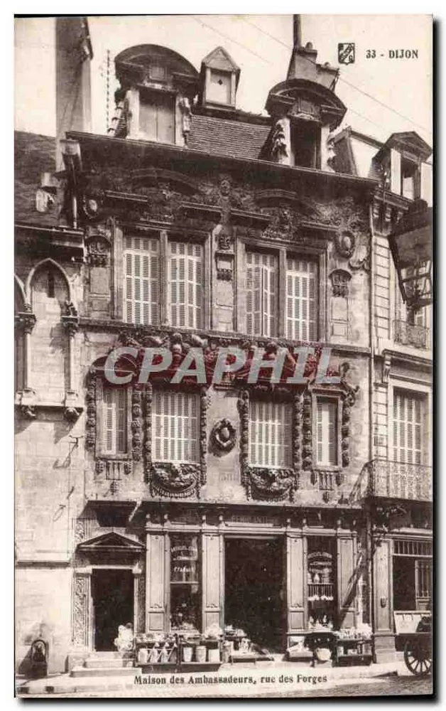 Haus der Botschafter, rue des Forges — Dijon — n° 33 - Vorderseite