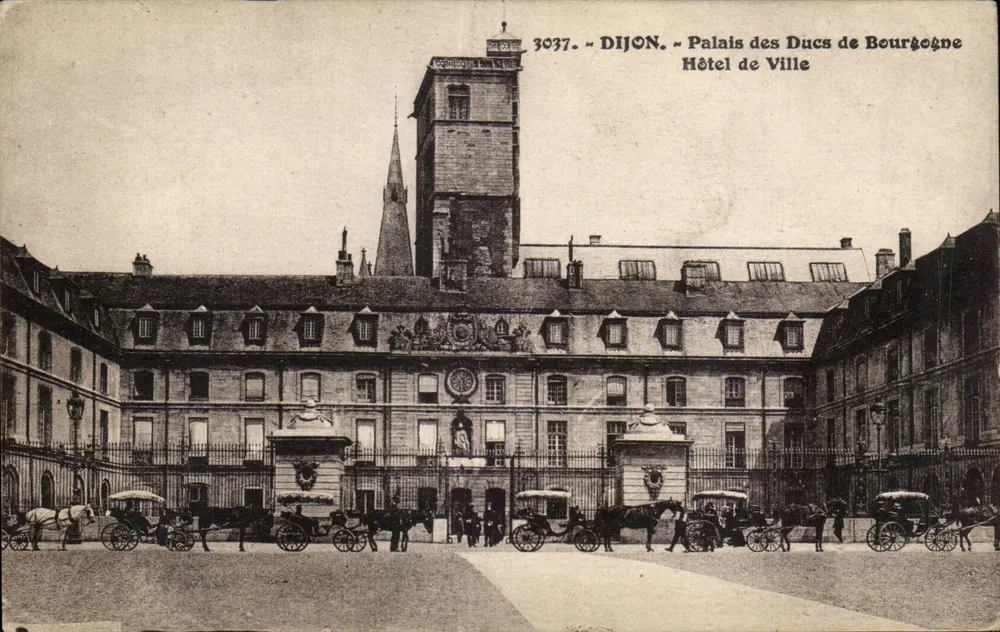 Dijon — Schloss der Herzöge von Burgund, Rathaus — Les Éditions C. Le Bécançon, n° 3037 - Vorderseite