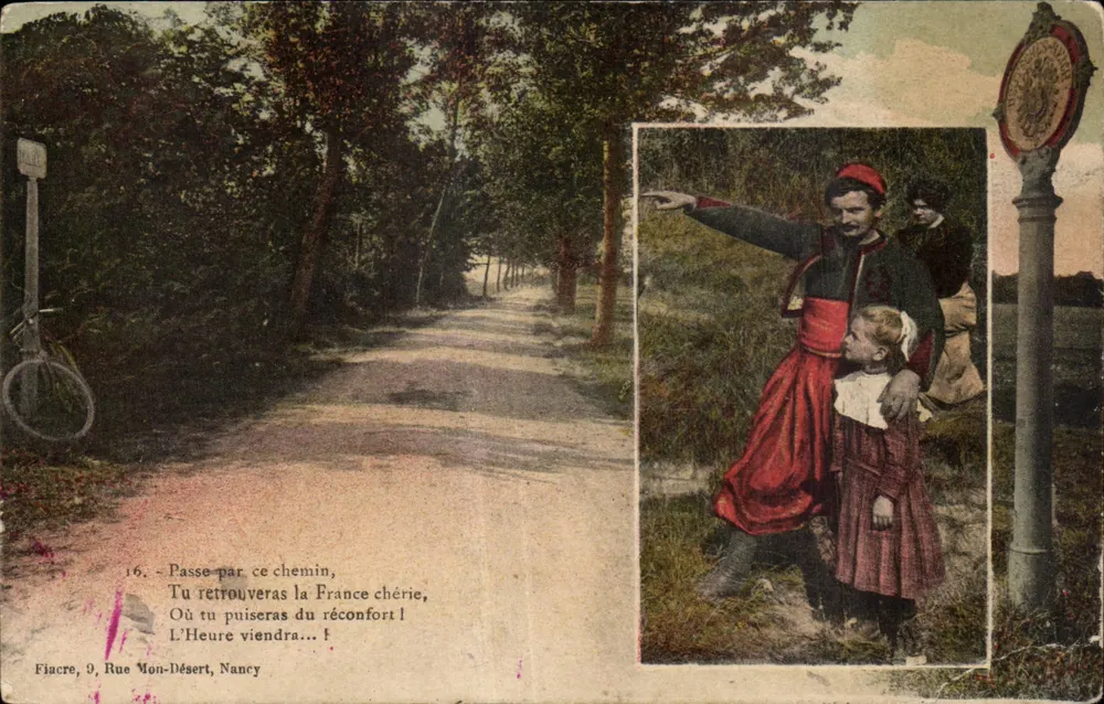 Weg zurück in das geliebte Frankreich — Fiacre, 9 Rue Mon-Désert, Nancy - Vorderseite