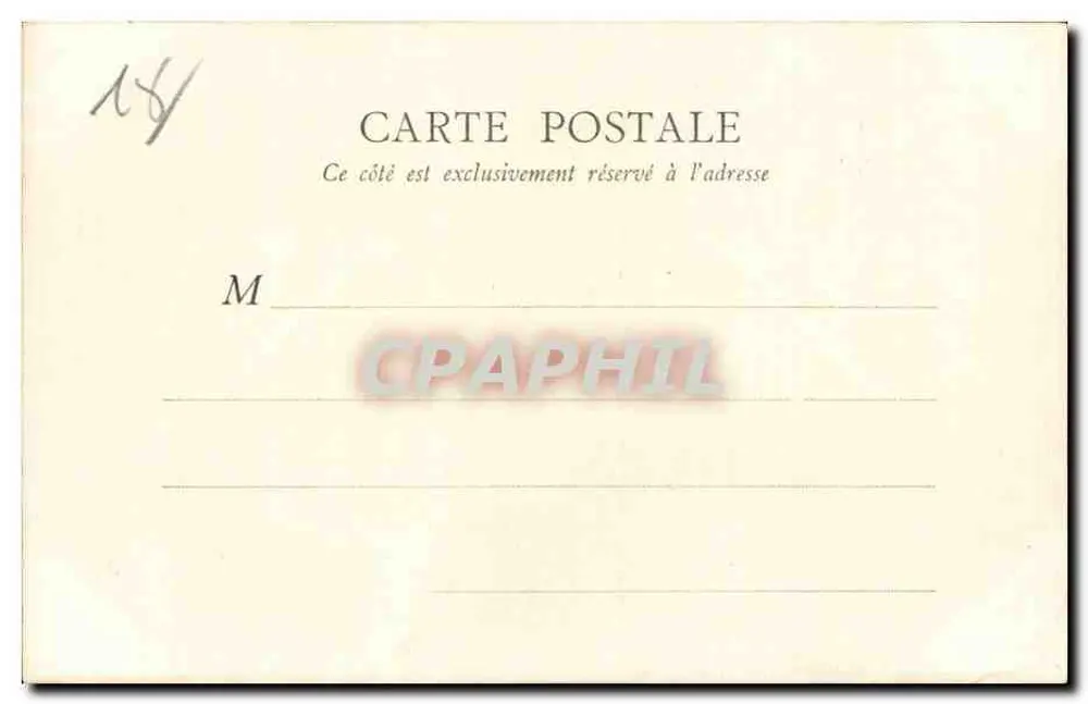 Hôtel Cujas - Museu — Bourges — B.F. Paris - Verso