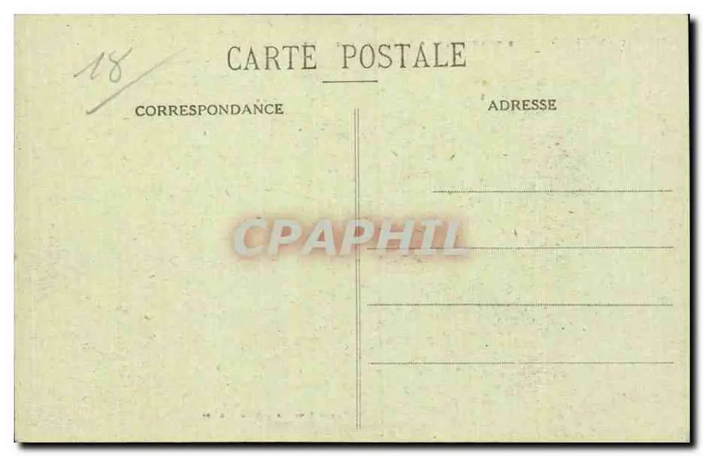 Bourges - Panoramablick vom Kirchhof Notre-Dame — Edition Nouvelles Géographiques, Nr. 35 - Rückseite