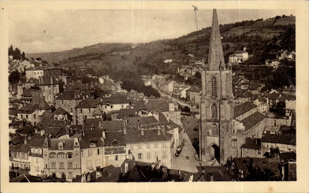 Tulle — Die Kathedrale, die Quais Panoramablick — n°139 - Vorderseite