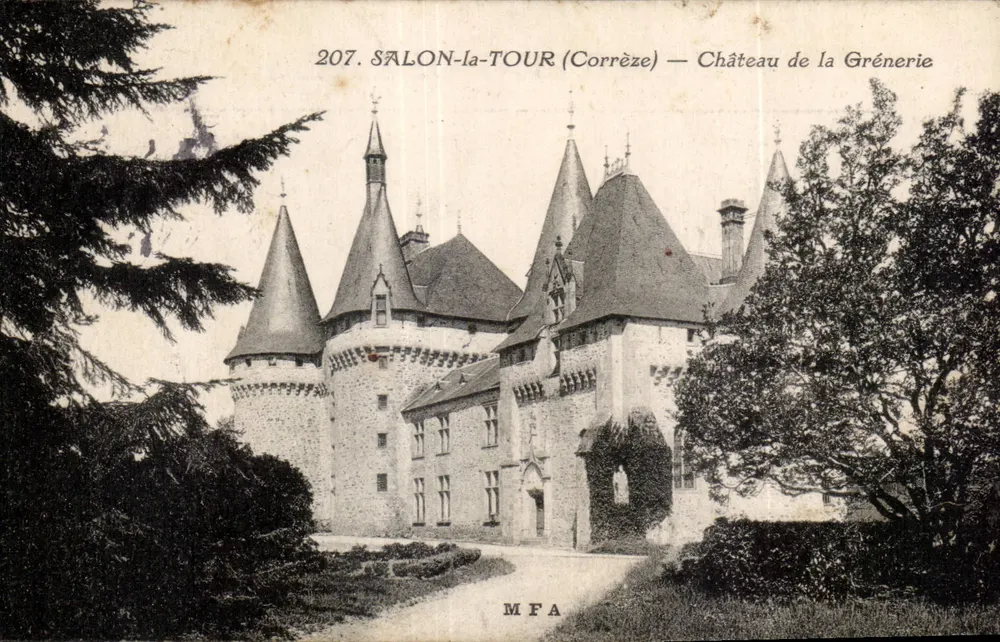 Salon-la-Tour (Corrèze) — Schloss La Grénerie — MFA n°207 - Vorderseite