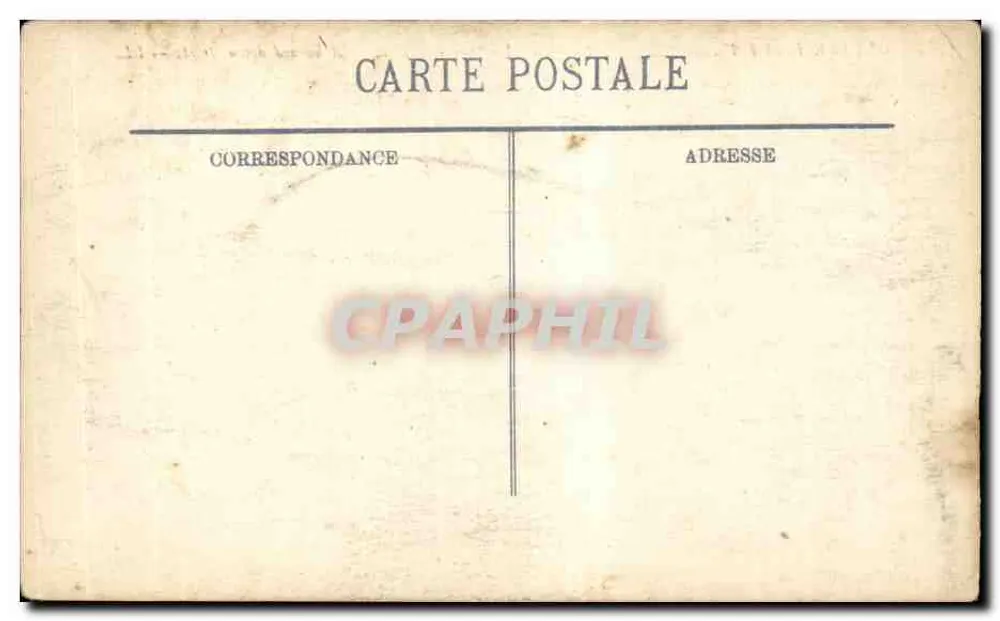 Senlis — Eine verbrannte Straße — LL, Serie 145 - Rückseite