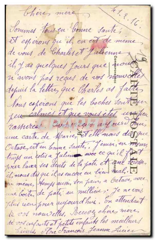 Em Corrèze — 43 — Editor não visível - Verso