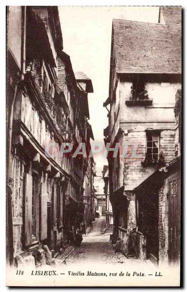 Lisieux — Velhas Casas, rua da Paz — LL. N° 118 - Frente