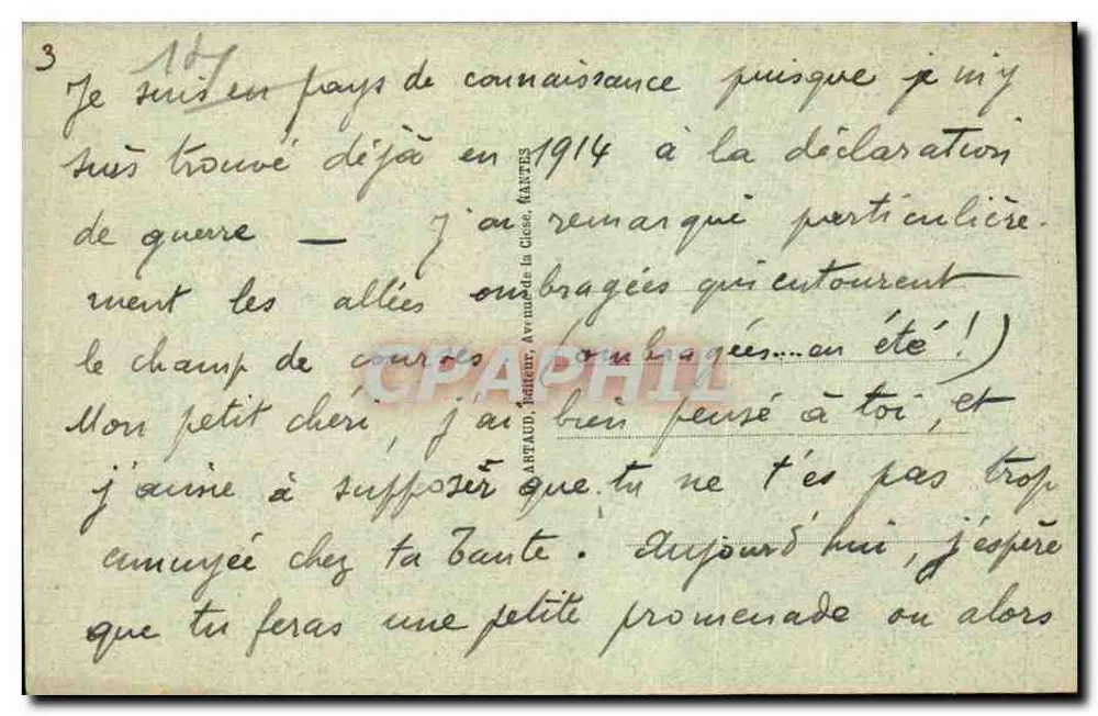 Caen - Rue St-Pierre - Igreja St-Pierre — editor Graphil, n° 85 - Verso