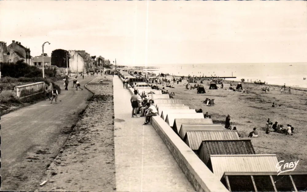 Langrune-sur-Mer (Calvados) — Vista geral da Praia — Edições GABY - Frente