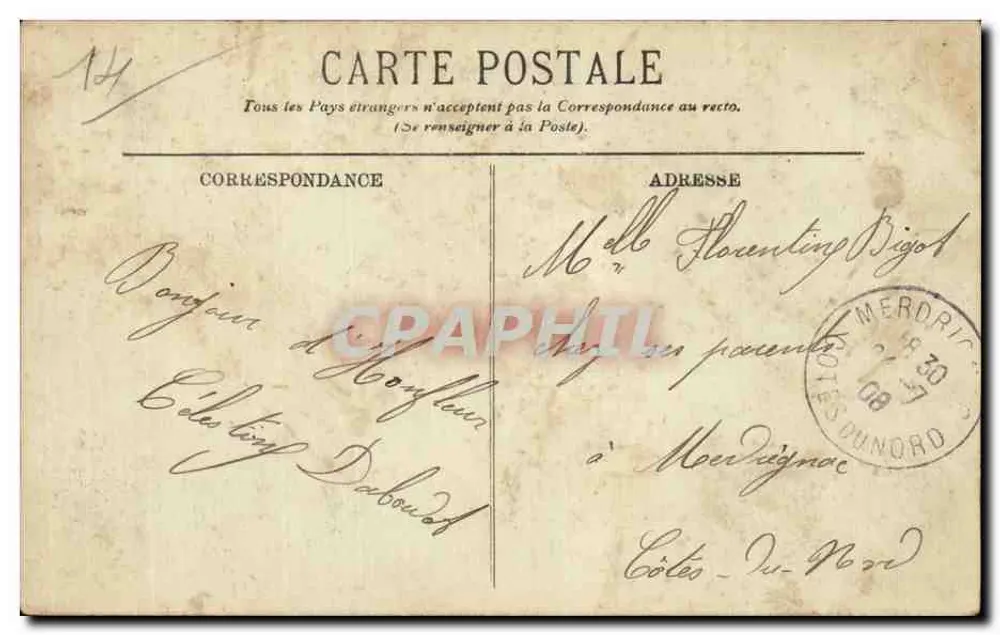 Honfleur — Museu do Velho Harfleur — LL. n°84 - Verso