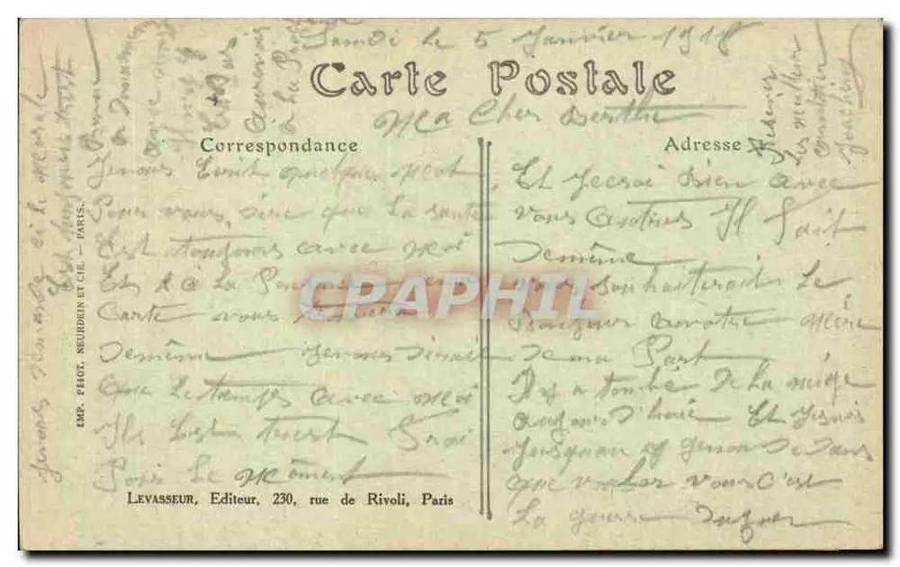 Coronel sérvio no quartel-general — Visce Paris N° 82 - Verso