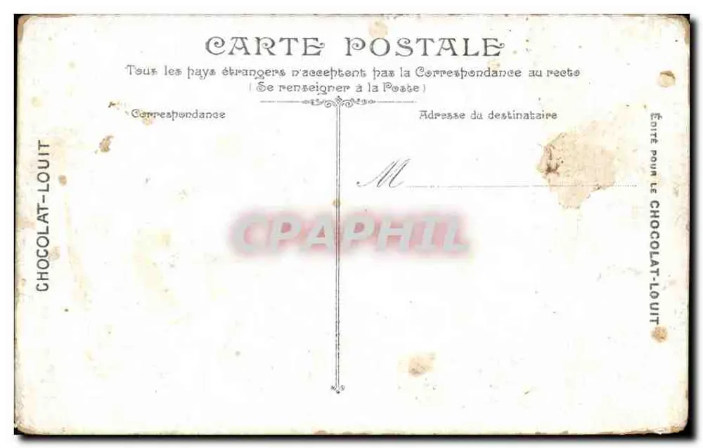 Infanterie — Innenansicht einer Küche — LV & Cie, Nr. 3577 - Rückseite