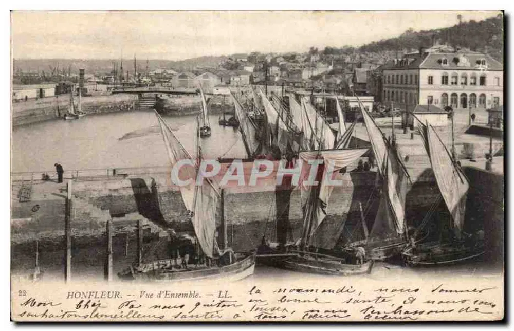 Honfleur — Vista Geral — LL. n°22 - Frente